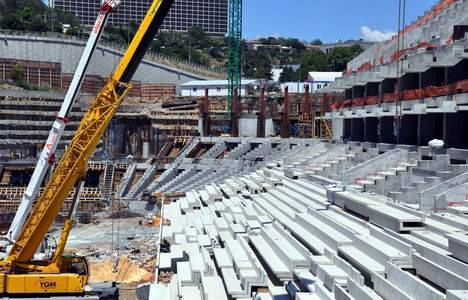 Vodafone Arena inşaatından yeni fotoğraflar!