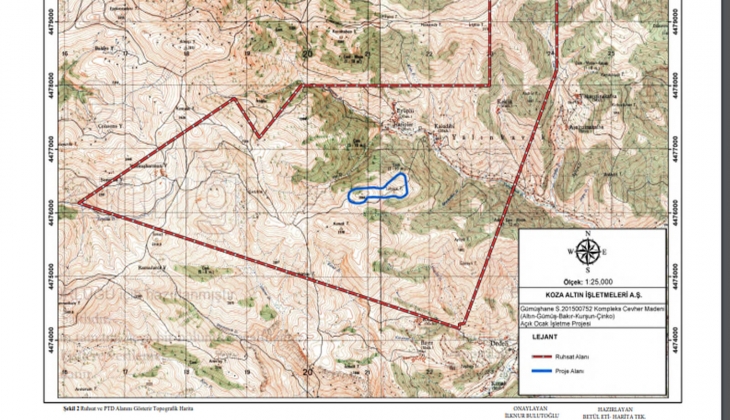 Koza Altın Gümüşhane Torul a yeni maden ocağı açıyor!