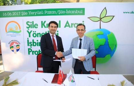 Şile'nin kırsal arazi yönetimi iş birliği protokolü imzalandı!