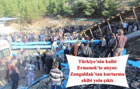 Ermenek'te madeni su bastı! Çok sayıda işçi mahsur kaldı!