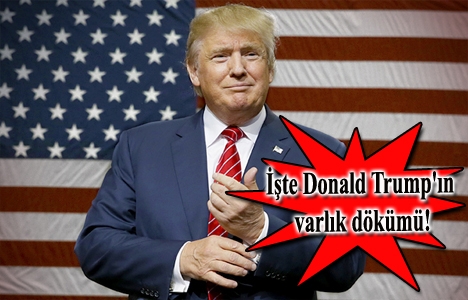Donald Trump'ın net serveti 3,7 milyar dolar!
