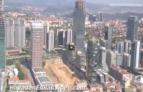 Levent Loft Evleri'nin havadan son görüntüleri!