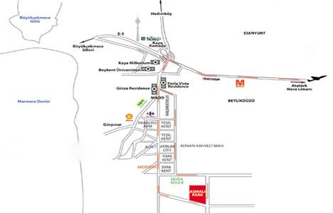 Beylikdüzü Asmalı Park Konakları satılık!