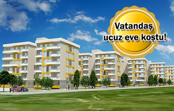 TOKİ'nin 50 bin konutuna talep yağdı! 25 bin başvuru geldi!