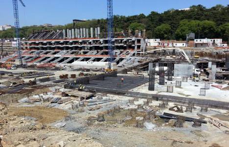 Vodafone Arena’ya ilk koltuklar takıldı!
