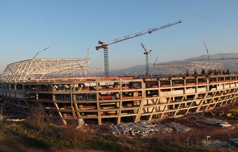 Kocaeli Arena inşaatında son durum!