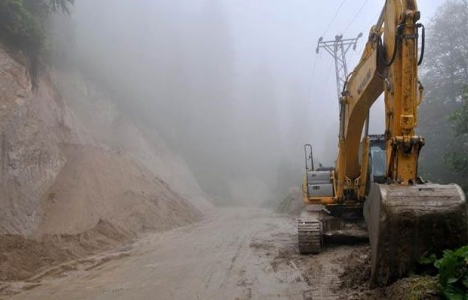 Rize'de Yeşil Yol çalışmaları ertelendi!