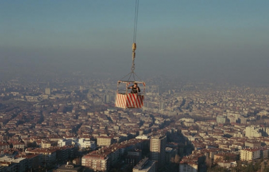 Atakule nin inşaat fotoğrafları yukarıdan nasıl çekildi?