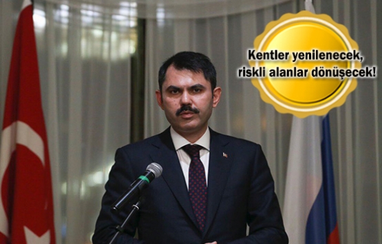 Murat Kurum: Gecekonduların yerine 30 katlı binalar istemiyoruz!