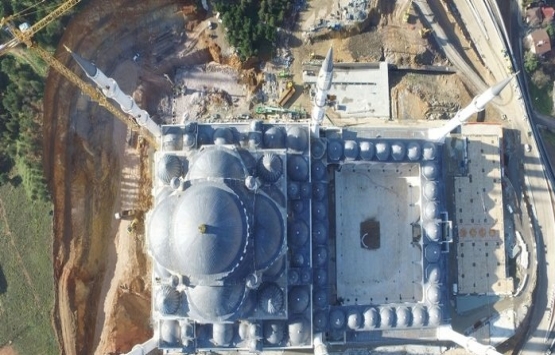 Çamlıca Camii nin yüzde 98 i tamamlandı!