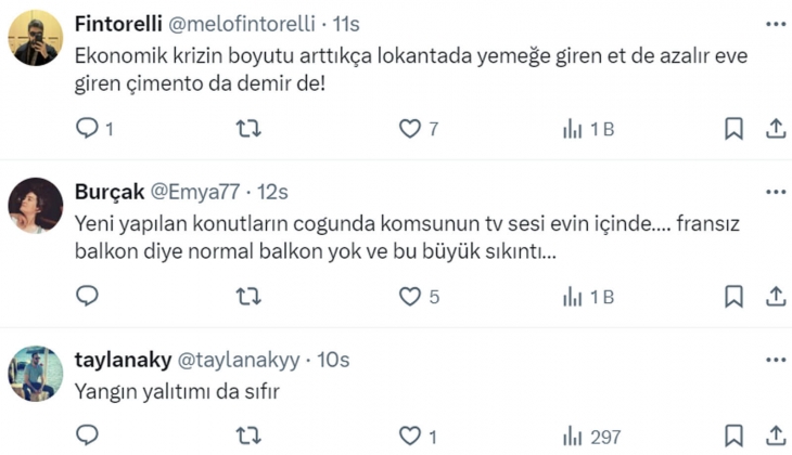Tebernüş Kireçci sordu: Türkiye de konut kalitesi iyiye mi gidiyor, kötüye mi?