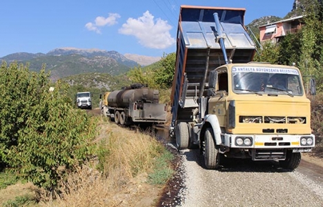 Antalya Doğanca’daki asfalt çalışmaları tamamlanıyor!