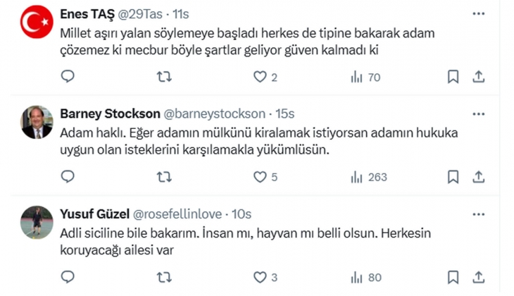 İstanbul Başakşehir de kiralık ev ilanı için şaşırtan şart: SGK hizmet dökümü ve kredi notu