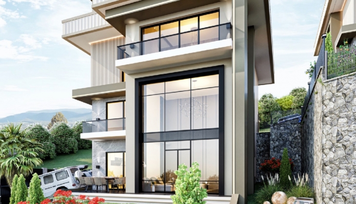 Bahçem Bahçecik’te özel tasarım müstakil bahçeli 6+2 villalar 40 milyon TL’ye!