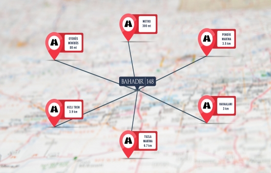 Pendik Bahadır 148 ulaşım!
