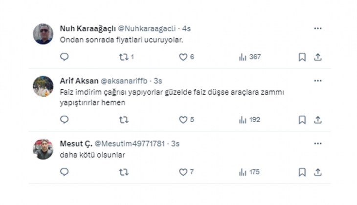 Galericilerden faiz indirimi çağrısı geldi: Faizler ve vade süreleri revize edilsin!