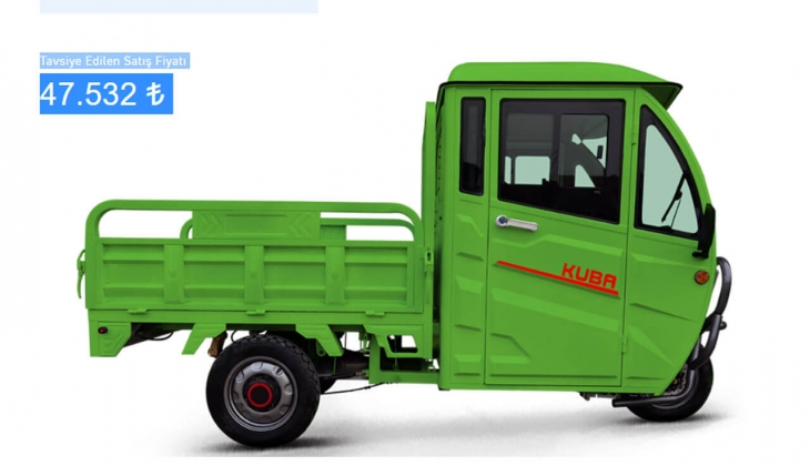 Kuba elektrikli ve 3 tekerlekli E-Kamyonet ne kadar? İşte 30 Mayıs 2022 fiyat listesi