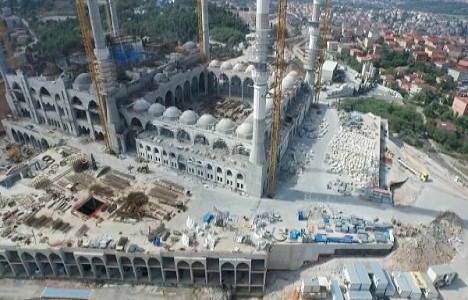 Çamlıca Camii’nde kubbenin yapımına başlandı!