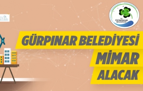 Gürpınar Belediyesi mimar alacak!