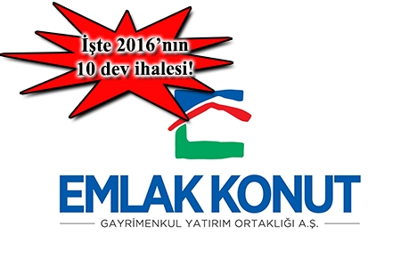 Emlak Konut'tan 5.8 milyar TL'lik 10 dev ihale!
