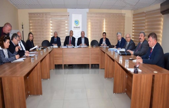 Tekirdağ Büyükşehir'in yatırımları değerlendirildi!