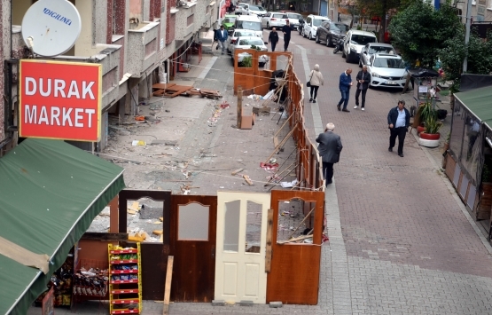 Avcılar da riskli binada kapılı önlem!