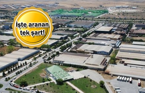 OSB'lerde bedelsiz arazi müjdesi!