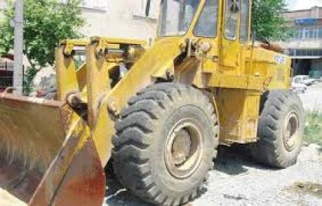 Eskişehir'de greyder devrildi!