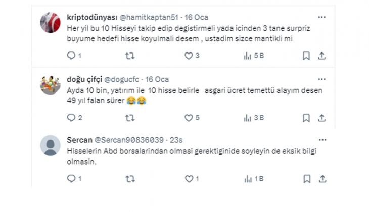 10 hisse belirle, gelirinin yüzde 10 uyla her ay düzenli alım yap!