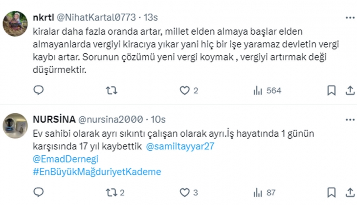Ev kiralarından peşin yüzde 20 stopaj alınırsa, ev sahipleri ile kiracılar yeni bir çatışmaya sürüklenir!