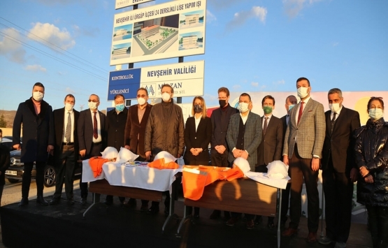 TOBB'un Ürgüp'te inşa edeceği okulun temeli atıldı!