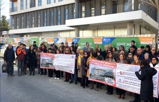 Acıbadem Tibaş Park sitesi sakinlerinden kaçak inşaat isyanı! 