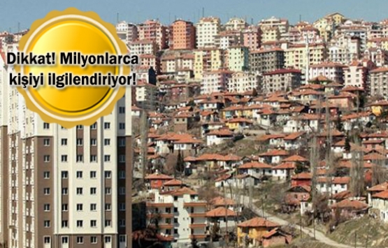 İmar barışı başvuruları seçimlerden önce başlayacak!