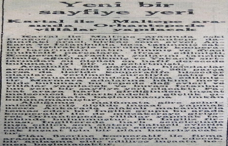 1947 yılında Dragos Tepesi nde villalar çoğalmış!