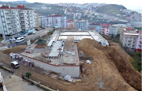 Trabzon'daki spor temalı park tamamlanıyor!