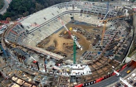 Vodafone Arena inşaatı 1 yaşında!