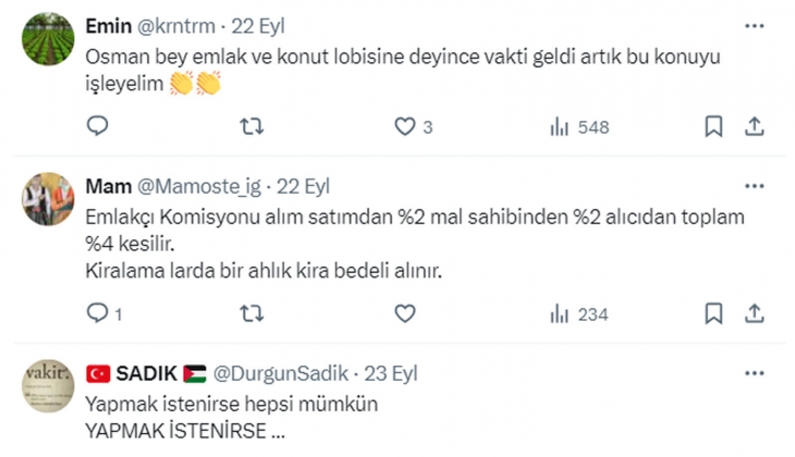 Emlakçılar komisyonlarda fatura kesiyor mu? Bakanlık araştırsın önerisi!