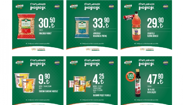 Tarım Kredi den son dakika müjdesi! Yeni katalog geldi: 1 kg çay 91 TL ye, tereyağı 89 TL ye çakıldı! 