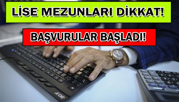 İş arayan herkes E-devletten başvurabilir! Lise mezunu personeller alınacak! 