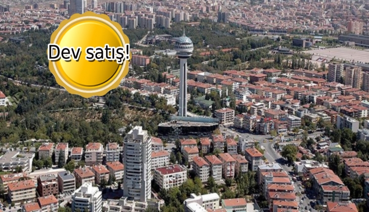 Başkent Ankara’da belediye 1 milyar 800 milyon liralık arsa satıyor! 
