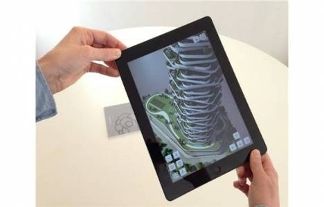 Augmented Reality programı ile konut maketleri cebe girecek!