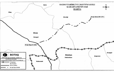 Sivas Kangal ve Divriği de acele kamulaştırma!