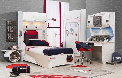 Çilek Mobilya'nın First Class konsepti çocukları uçuruyor! 