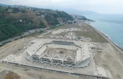 Trabzonspor'un yeni stadyumunda sona gelindi!