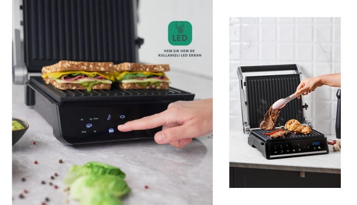 Homend Grilliant 1343H Cam Yüzeyli Konuşan Tost Makinesi 3 bin 499 TL! Özellikleri neler? 22 Mart 2023 fiyat listesi