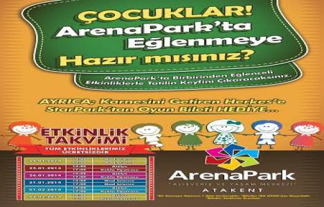 ArenaPark çocuklar için etkinlik programı hazırladı!