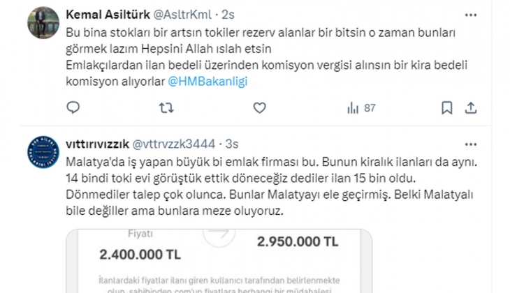 Deprem bölgesinde kira krizi: Yaşlı binadaki evin kirası 2 ayda 3 bin TL arttı!
