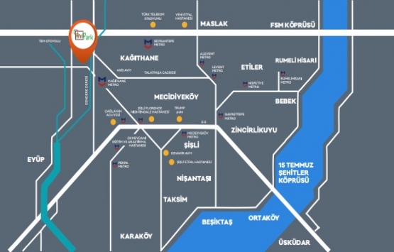 Kağıthane Anıl Park Evleri nde 415 bin TL ye! Yeni proje!