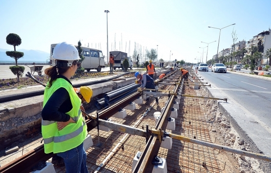 İzmir Çiğli Tramvay hattı inşaatında yeni mezun mimar ve mühendisler çalışacak!