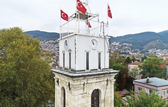 Tophane Saat Kulesi'nin restorasyonu için PVC kaplama!